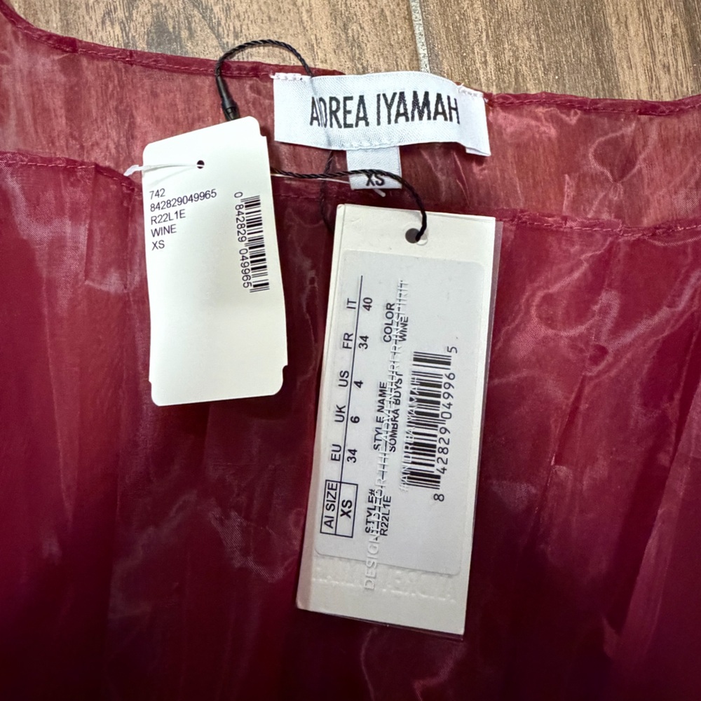 Andrea Iyamah organze pleated bodysuit - Picture 6 of 6
